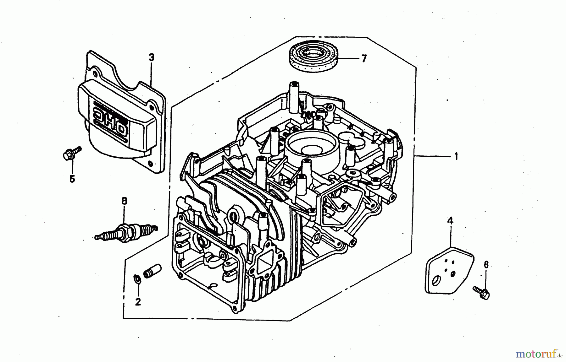  Wolf-Garten Petrol engines Honda GCV 135 2098000-135  (2004) Cylinder