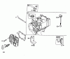 Wolf-Garten Sprint 375 2078000 (2004) Listas de piezas de repuesto y dibujos Crankcase, Cylinder head