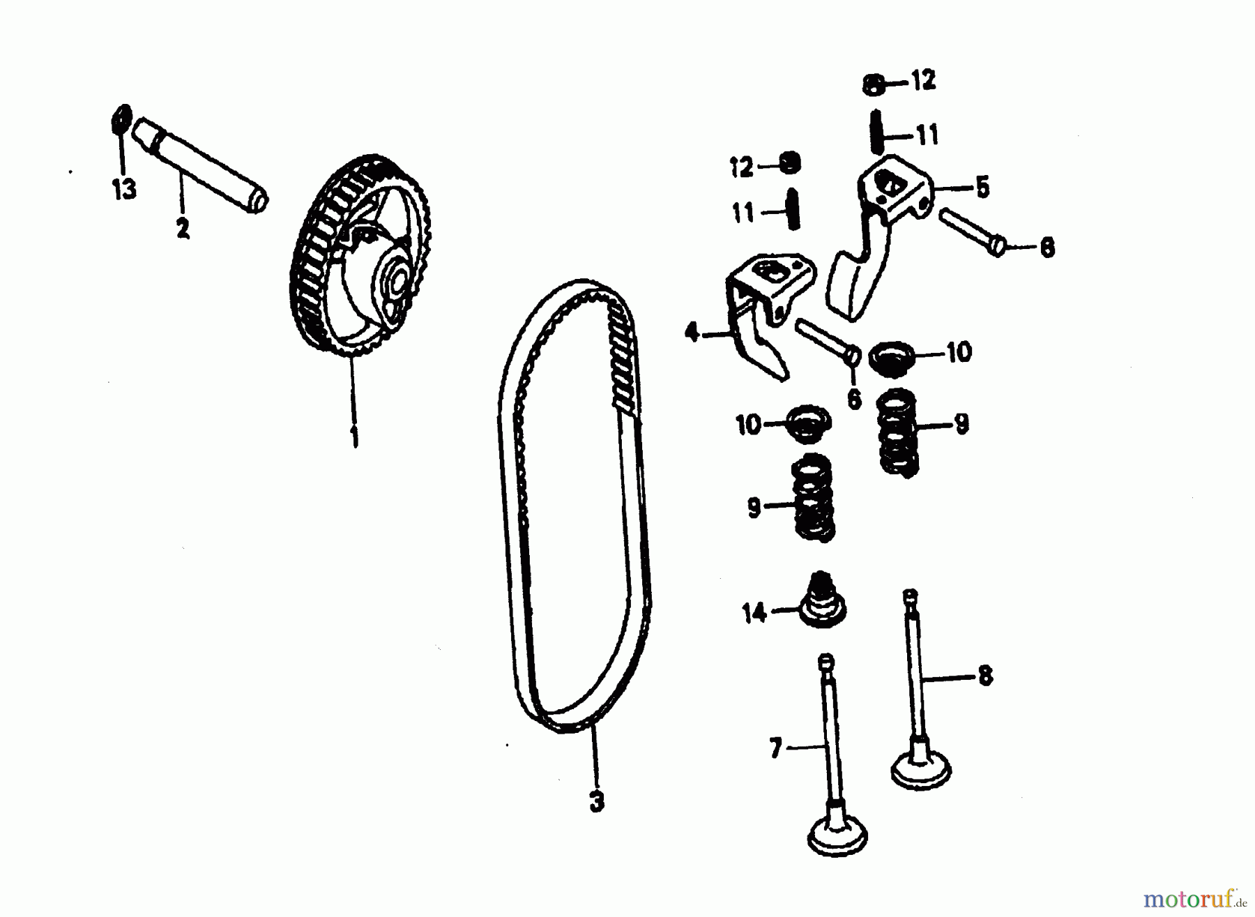  Wolf-Garten Petrol engines Honda GCV 135 2092000  (2006) Valve