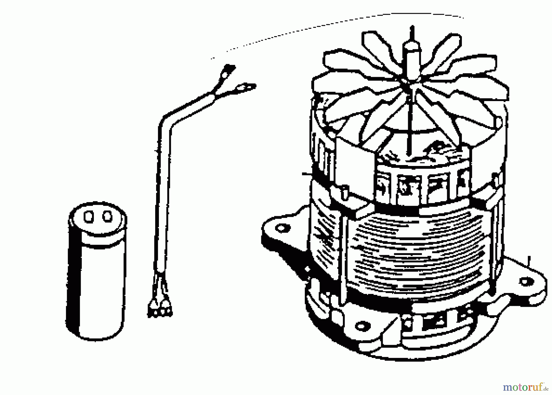  Wolf-Garten Electric verticutter UV 32 E 3585000 Series D  (2000) Engine