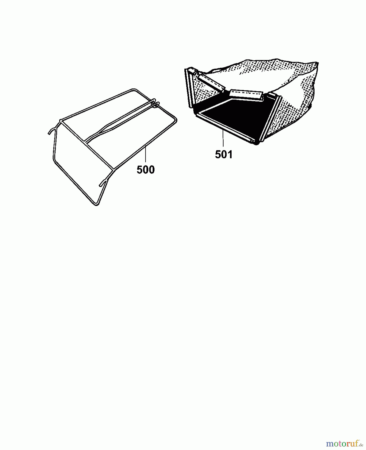  Wolf-Garten Groomer UL 33 E 3620000 Series G  (2007) Grass bag