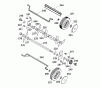 Wolf-Garten UV 30 EV 3630003 Series A (2001) Listas de piezas de repuesto y dibujos Rotor, Wheels