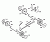 Wolf-Garten Compact plus Power Edition 40 E 4048000 Series A (2006) Listas de piezas de repuesto y dibujos Height adjustment, Wheels