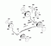 Wolf-Garten B 46 TB 4602080 Series D (2005) Listas de piezas de repuesto y dibujos Height adjustment, Wheels