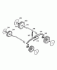 Wolf-Garten Compact plus 34 E 4904000 Series B (2006) Listas de piezas de repuesto y dibujos Height adjustment, Wheels