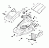 Wolf-Garten Compact plus 34 E 4904080 Series A (2006) Listas de piezas de repuesto y dibujos Deck housing