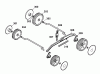 Wolf-Garten B plus 34 E 4904085 Series B (2008) Listas de piezas de repuesto y dibujos Height adjustment, Wheels