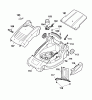 Wolf-Garten Compact plus 37 E 4907003 Series A (2005) Listas de piezas de repuesto y dibujos Deck housing