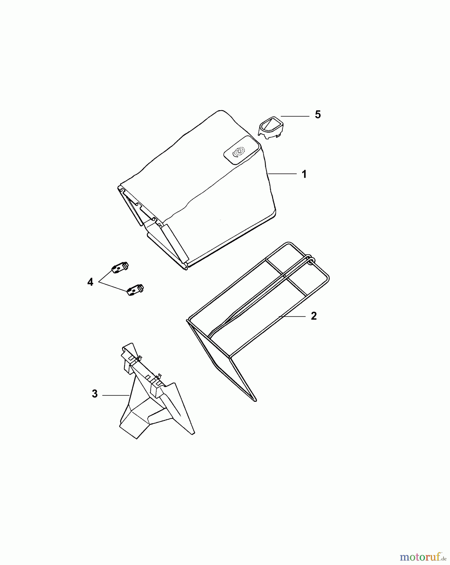  Wolf-Garten Electric mower 6.40 E 4950000 Series E, F  (2007) Grass bag