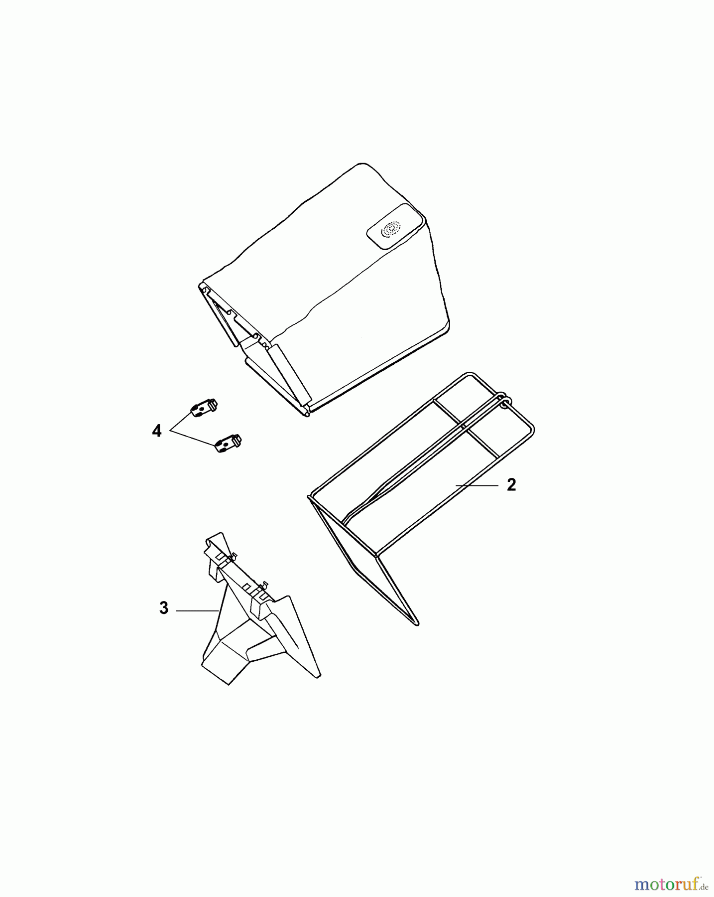  Wolf-Garten Electric mower 2.40 E 4961680 Series G  (2007) Grass bag