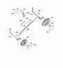 Wolf-Garten 2.40 E 4961685 Series E (2005) Listas de piezas de repuesto y dibujos Height adjustment, Wheels