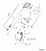 Wolf-Garten GT 845 7135002 Series B (2005) Listas de piezas de repuesto y dibujos Handle, Switch, Shaft