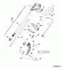 Wolf-Garten GT 845 7135005 Series B (2005) Listas de piezas de repuesto y dibujos Handle, Switch, Shaft