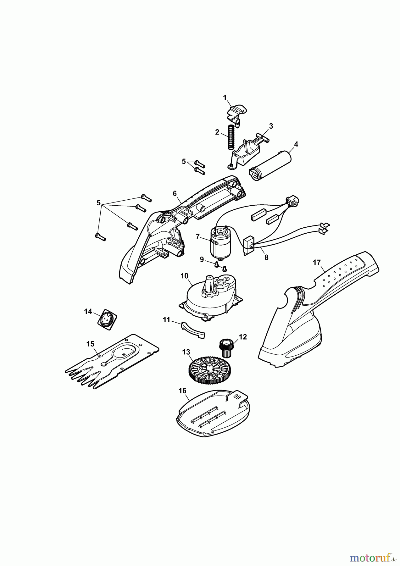  Wolf-Garten Battery shears Finesse 50 7267000 Series A  (2009) Basic machine