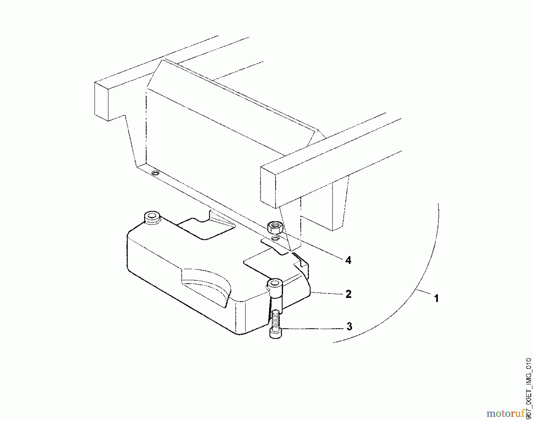  Viking Aufsitzmäher Zubehör Aufsitzmäher FC Kit  Frontgewicht A1 - Frontgewicht (f. ältere Bauart)