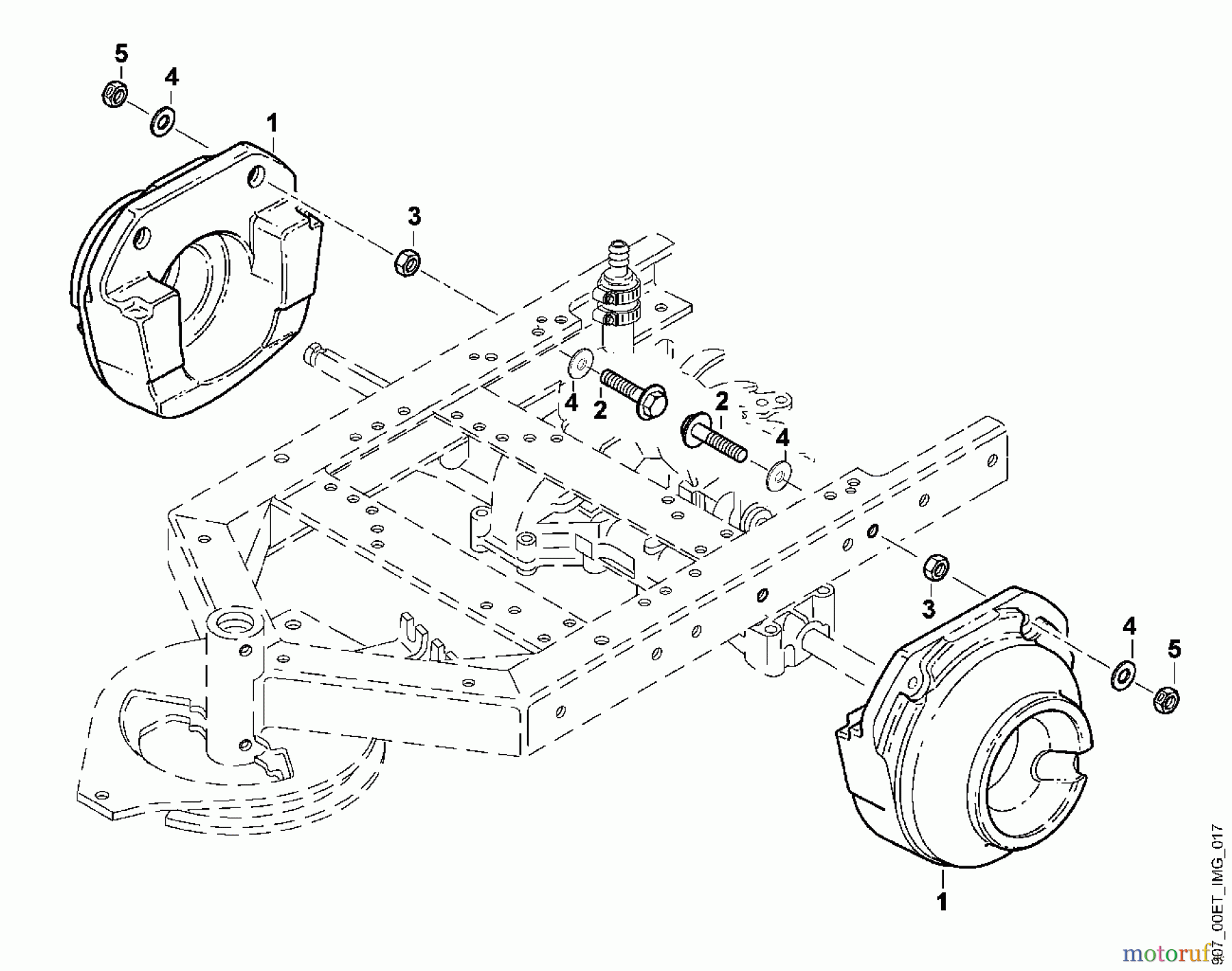  Viking Aufsitzmäher Zubehör Aufsitzmäher AMG 175 Zusatzgewichte A - Radgewicht