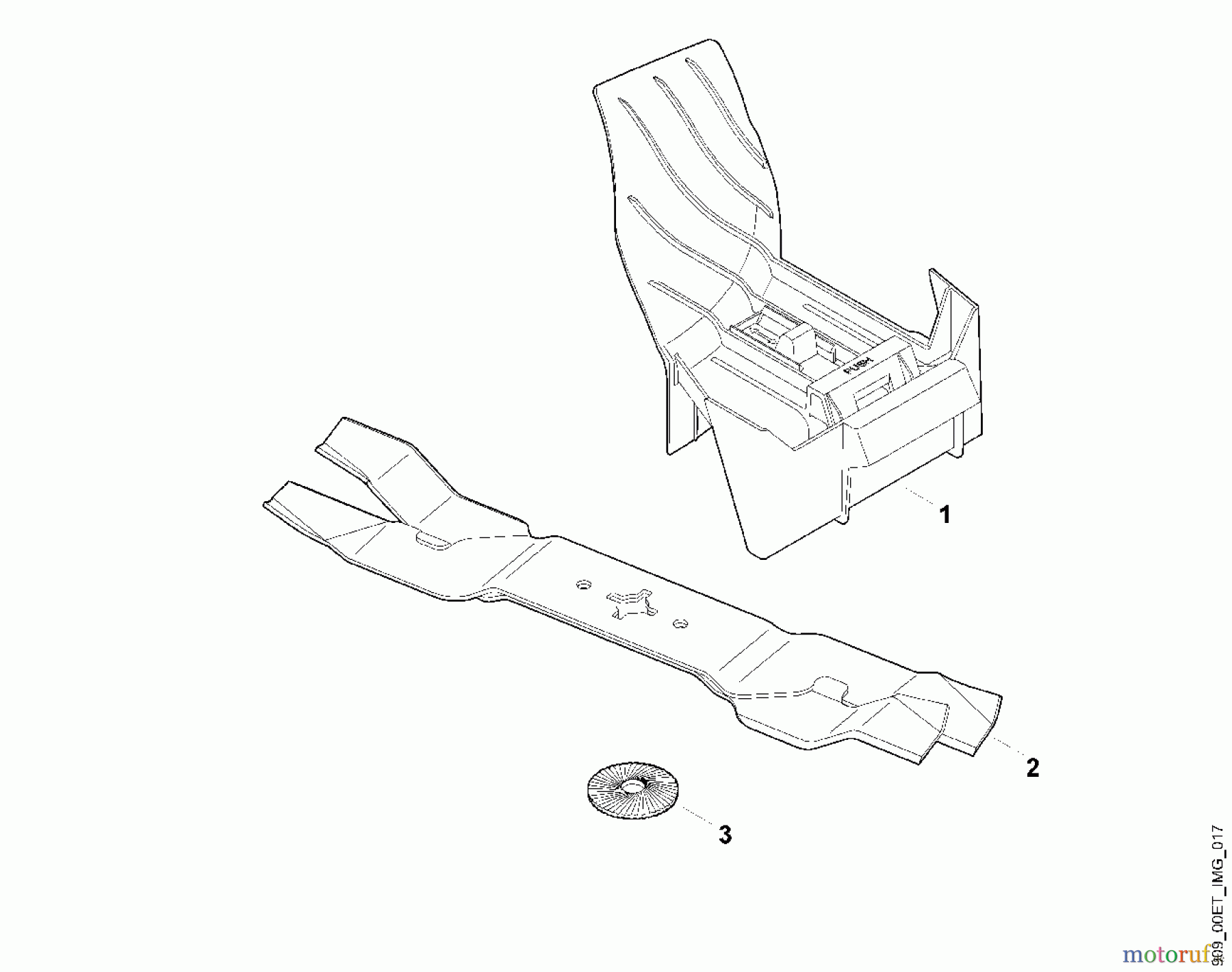  Viking Rasenmäher Zubehör Rasenmäher Kit 448 A - Mulch Kit