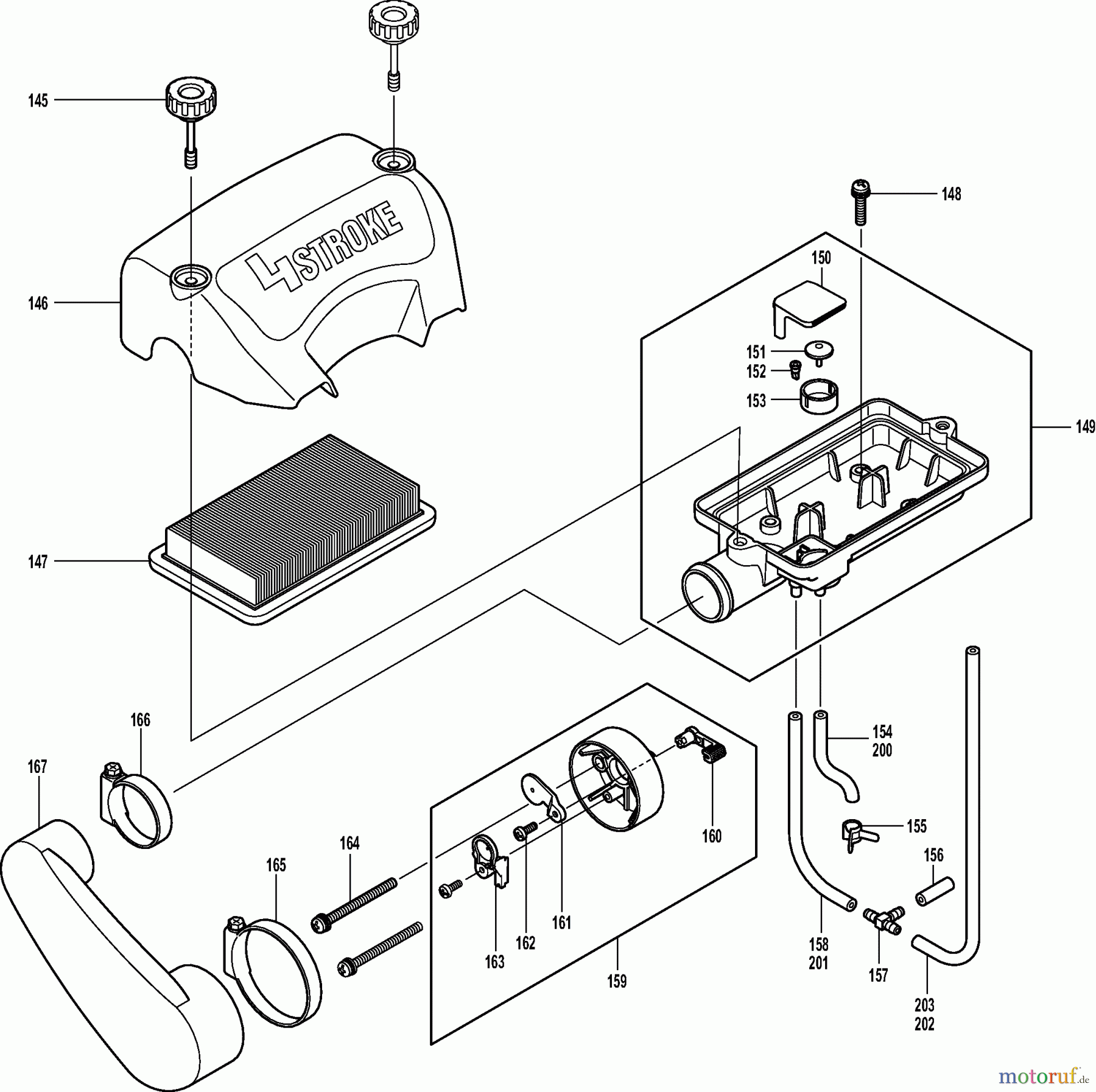  Dolmar Blasgeräte Benzin PB-7600.4 8  Luftfilter