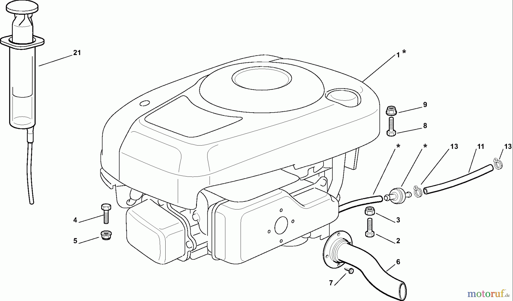  Dolmar Rasentraktoren RM-63.7 RM-63.7 (2008) 5  Motor