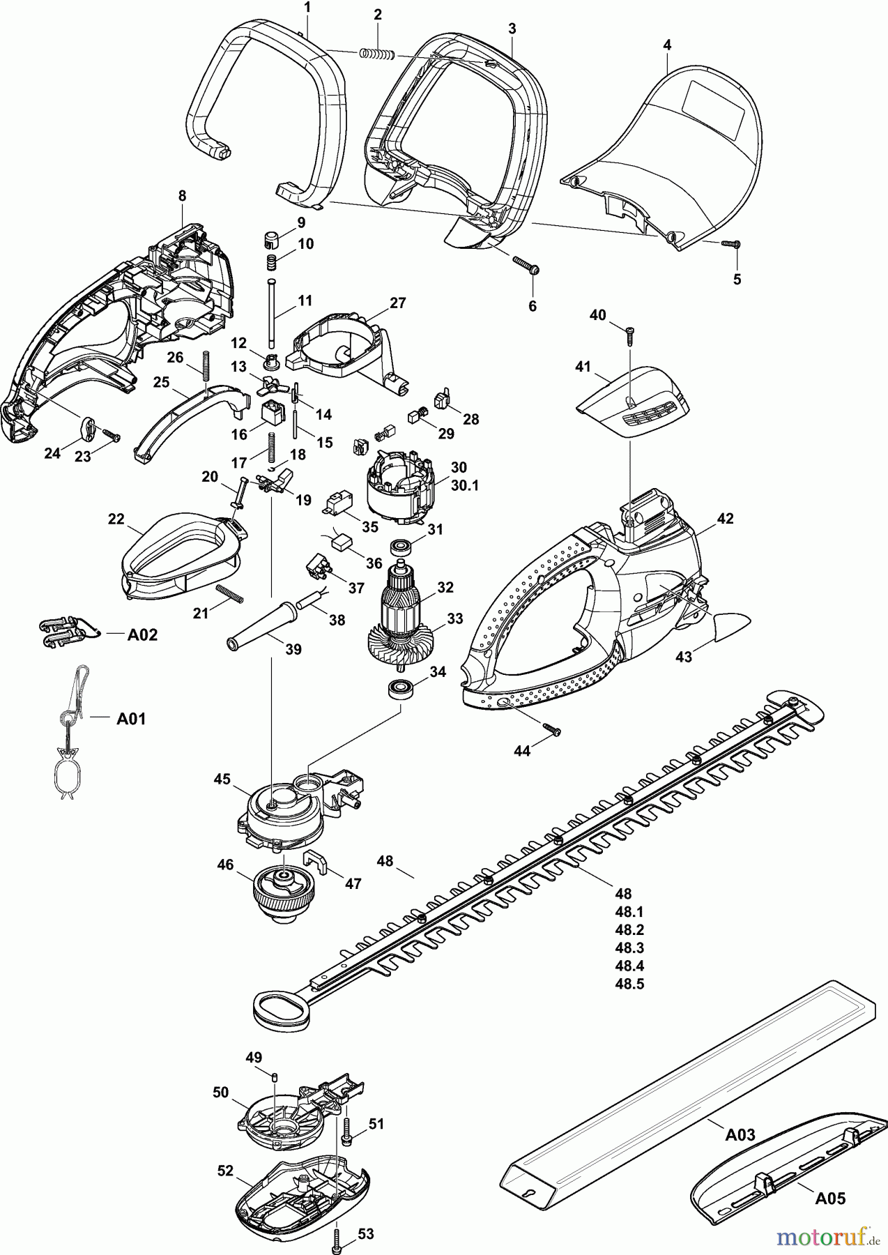  Dolmar Heckenscheren Elektro HT6510 2  2 HT-6510