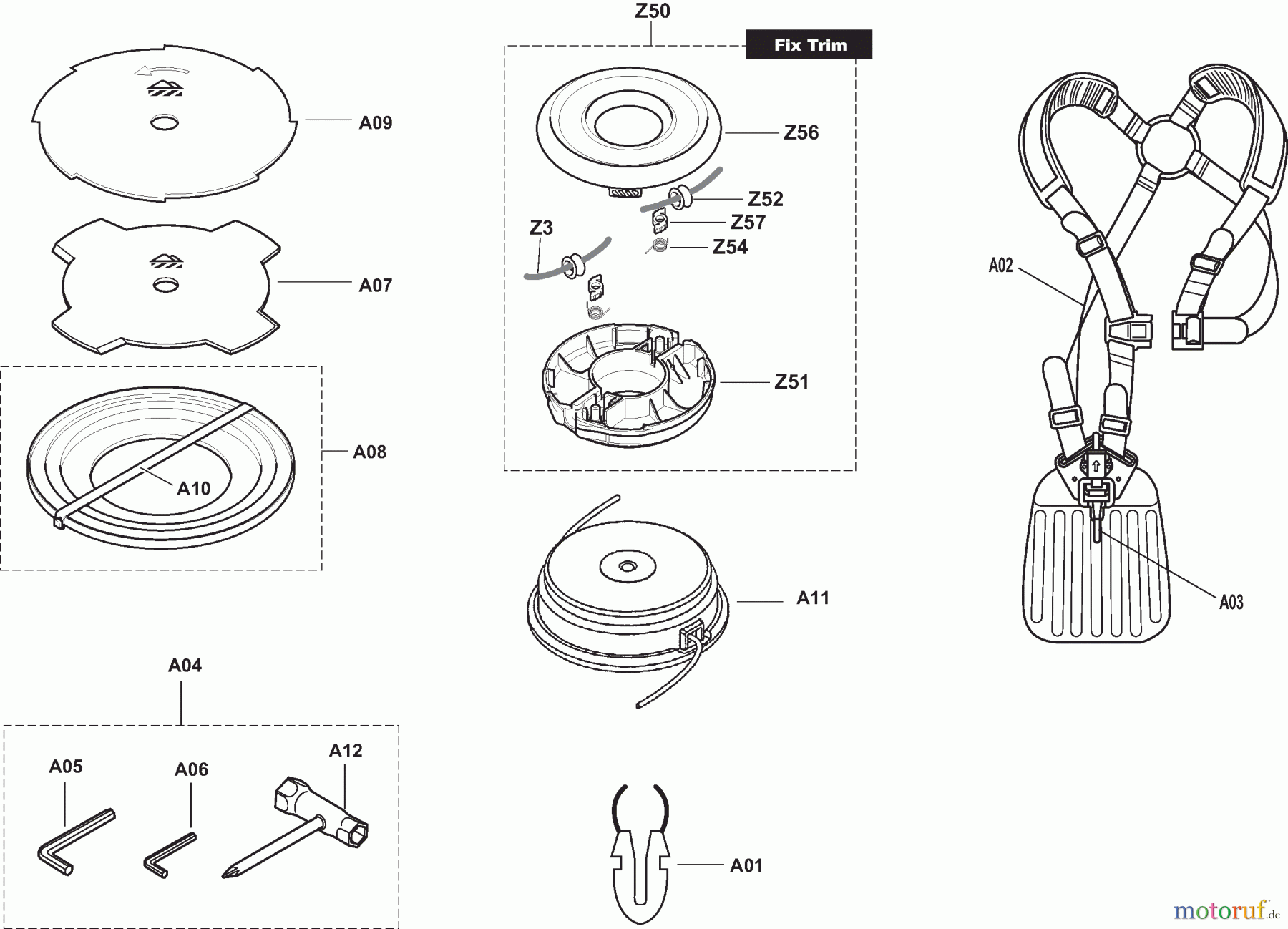  Dolmar Motorsensen & Trimmer Benzin 2-Takt MS-4211 5  Schneidwerkzeuge, Werkzeug