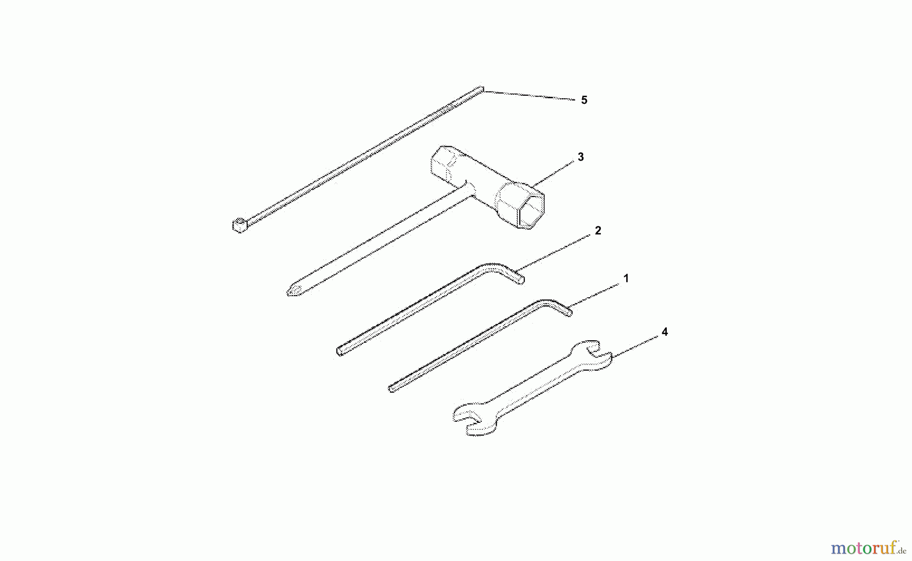  Dolmar Motorsensen & Trimmer Benzin 2-Takt MS-331 U (USA) 12  Werkzeug