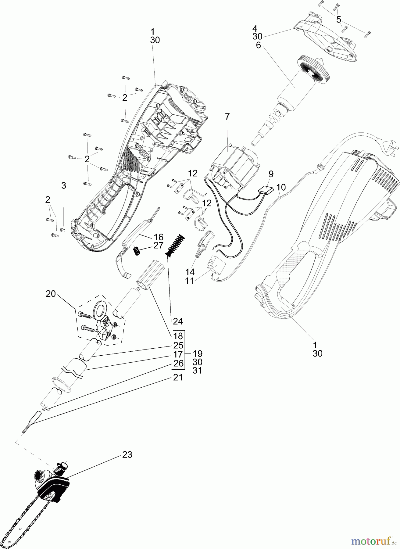  Dolmar Kettensägen Elektro Kettensäge EE-150 1  EE-150