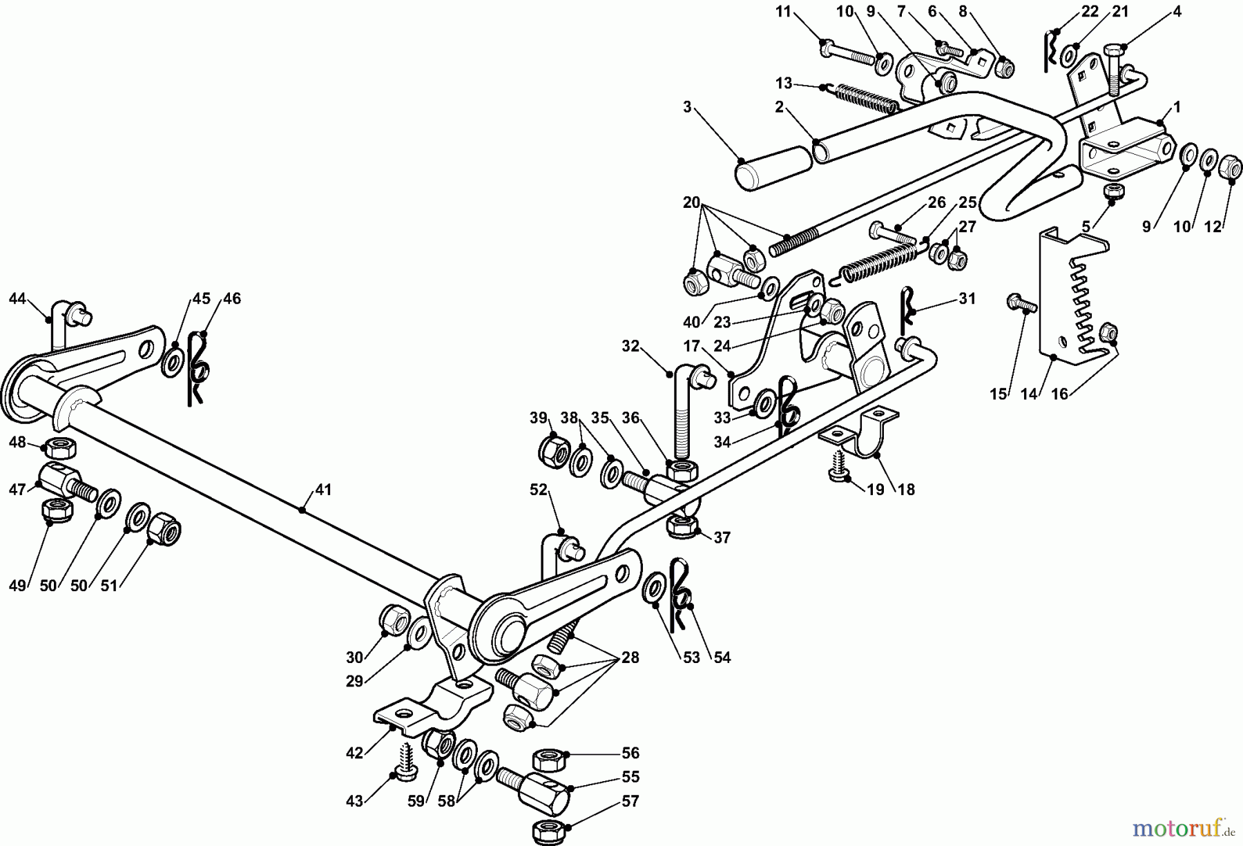  Dolmar Rasentraktoren TM9214 TM-92.14 (2012) 7  SCHNEIDWERKZEUG AUFHEBESATZ