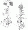 Dolmar Benzin 2-Takt MS341U Listas de piezas de repuesto y dibujos 1  Zylinder, Kurbeltrieb, Gehäuse