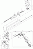 Dolmar Benzin 2-Takt MS34C Listas de piezas de repuesto y dibujos 1  Schaftrohr, Getriebe, Schutzhaube