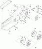 Dolmar Elektro Kettensäge ES-160 Listas de piezas de repuesto y dibujos 2  Gehäuse KS, Kupplung
