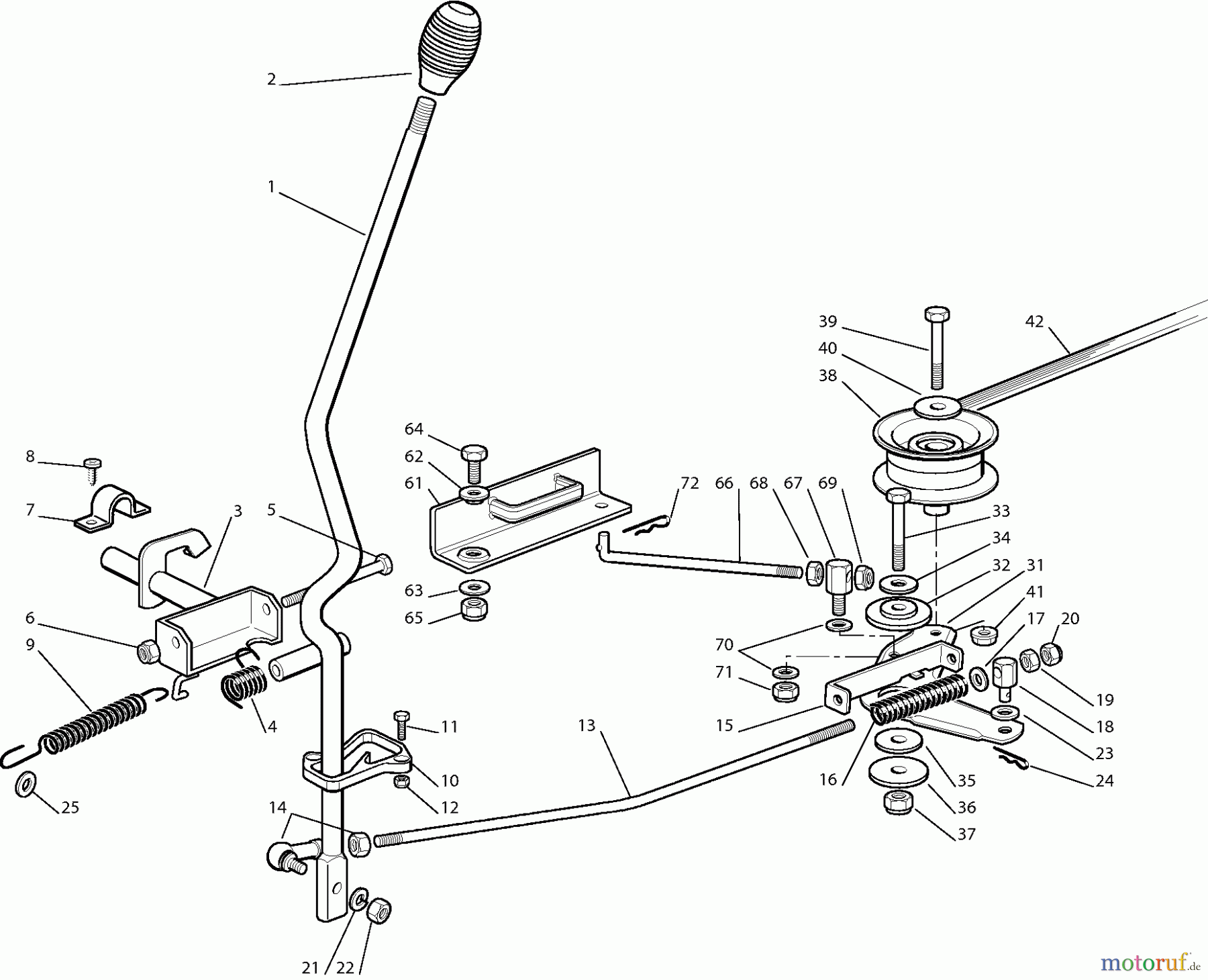  Dolmar Rasentraktoren RM7213H RM-72.13 H (2006) 8  SCHNEIDWERKZEUG (1)