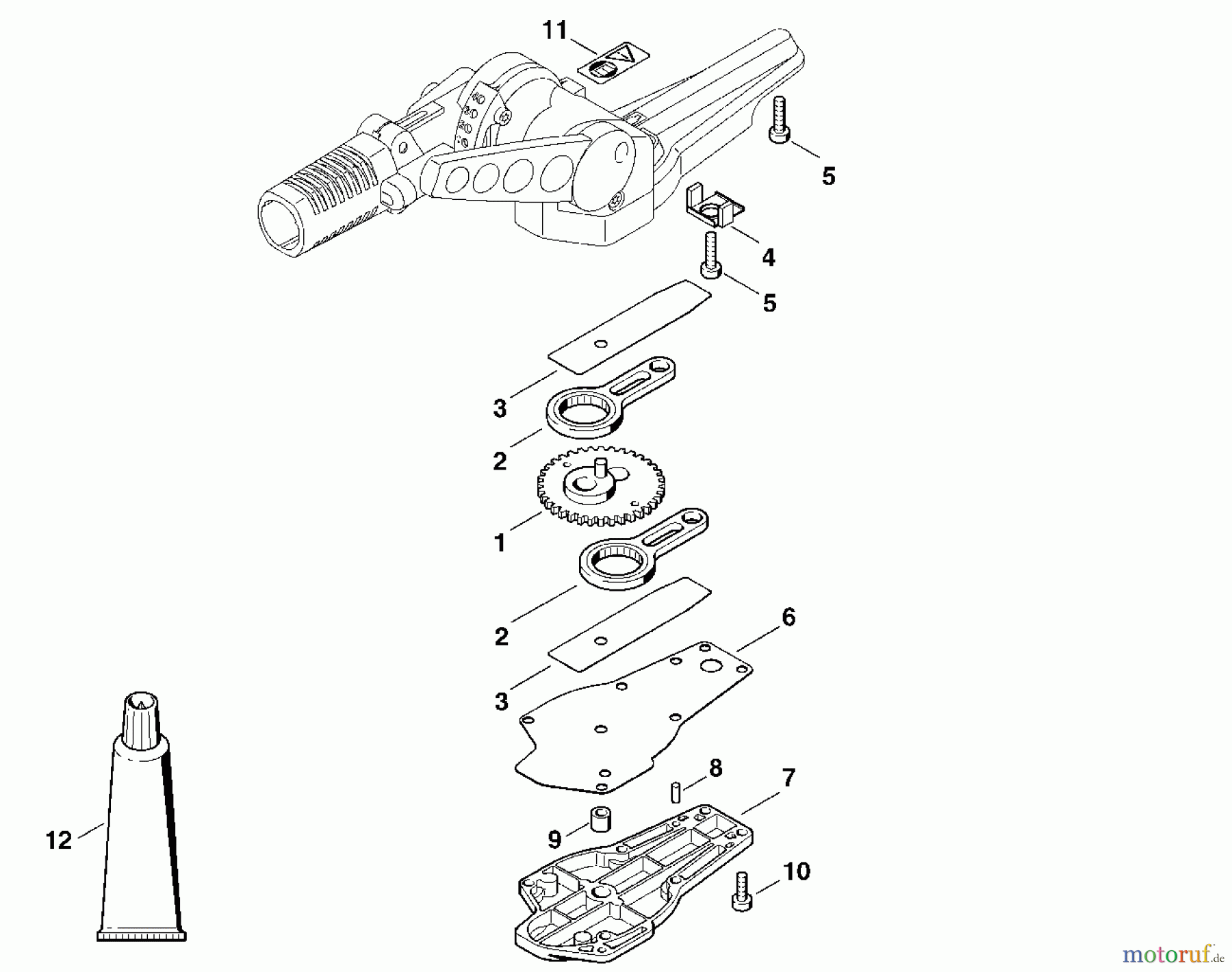  Viking Handgeführte Elektrogeräte Heckenschneider Elektro HEL Zubehör HG 945 C - Getriebegehäuse HG 945