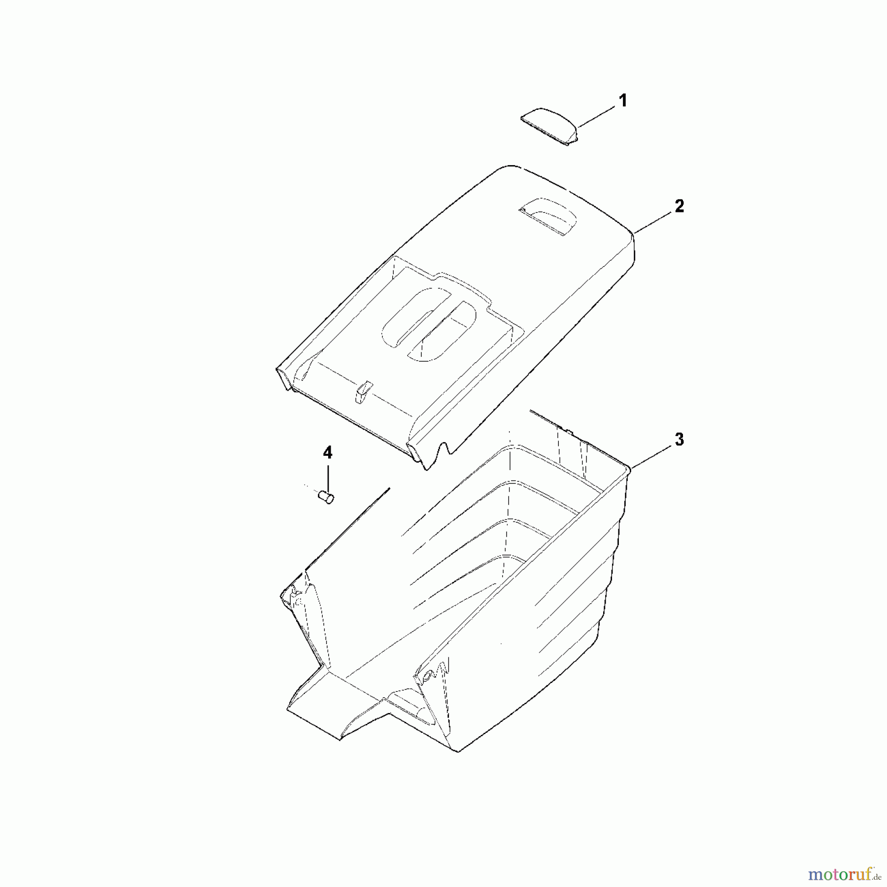  Viking Rasenmäher Benzinrasenmäher MB 655.0 OS H - Grasfangkorb