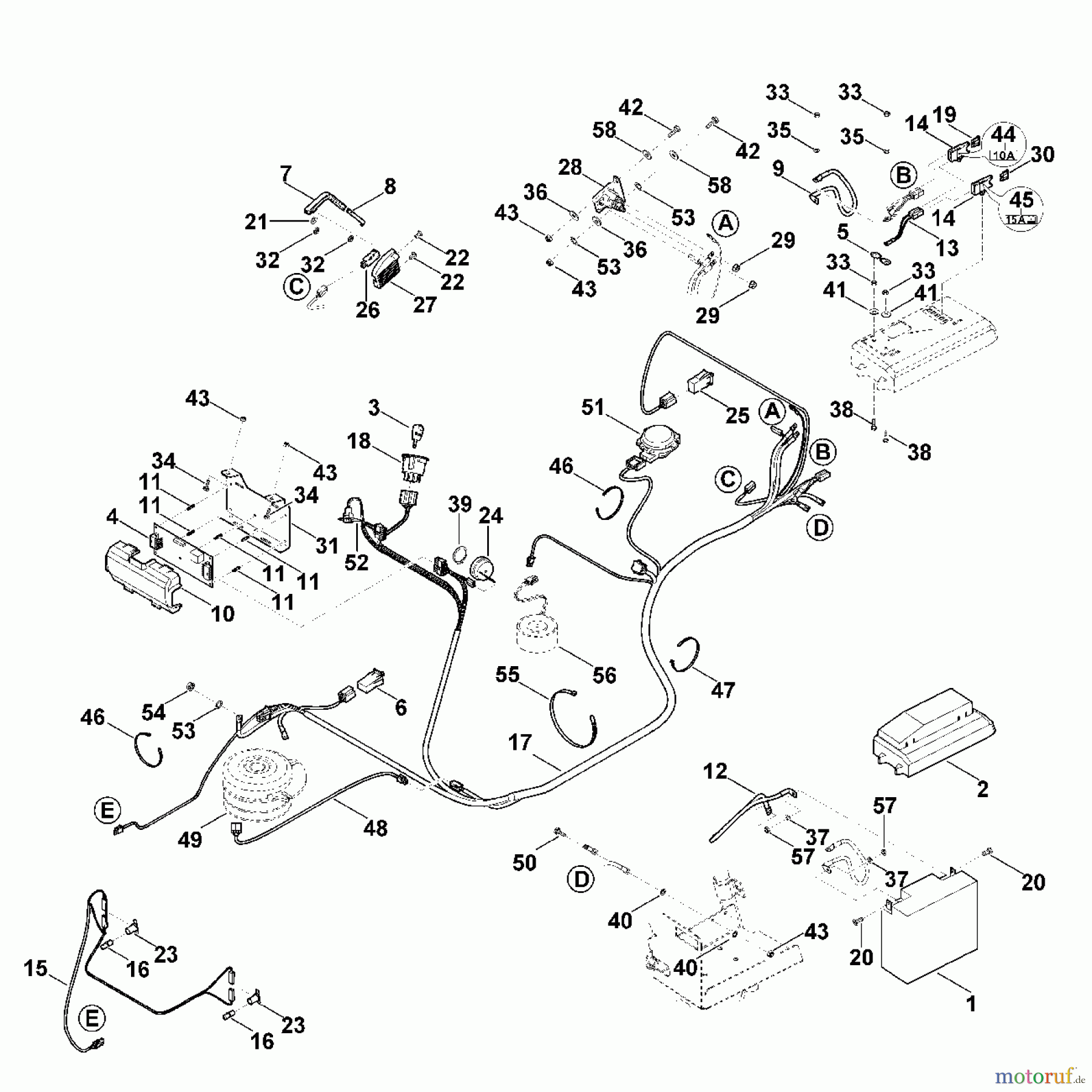  Viking Rasentraktoren Rasentraktoren MT 6112.0 ZL R - Elektrische Bauteile