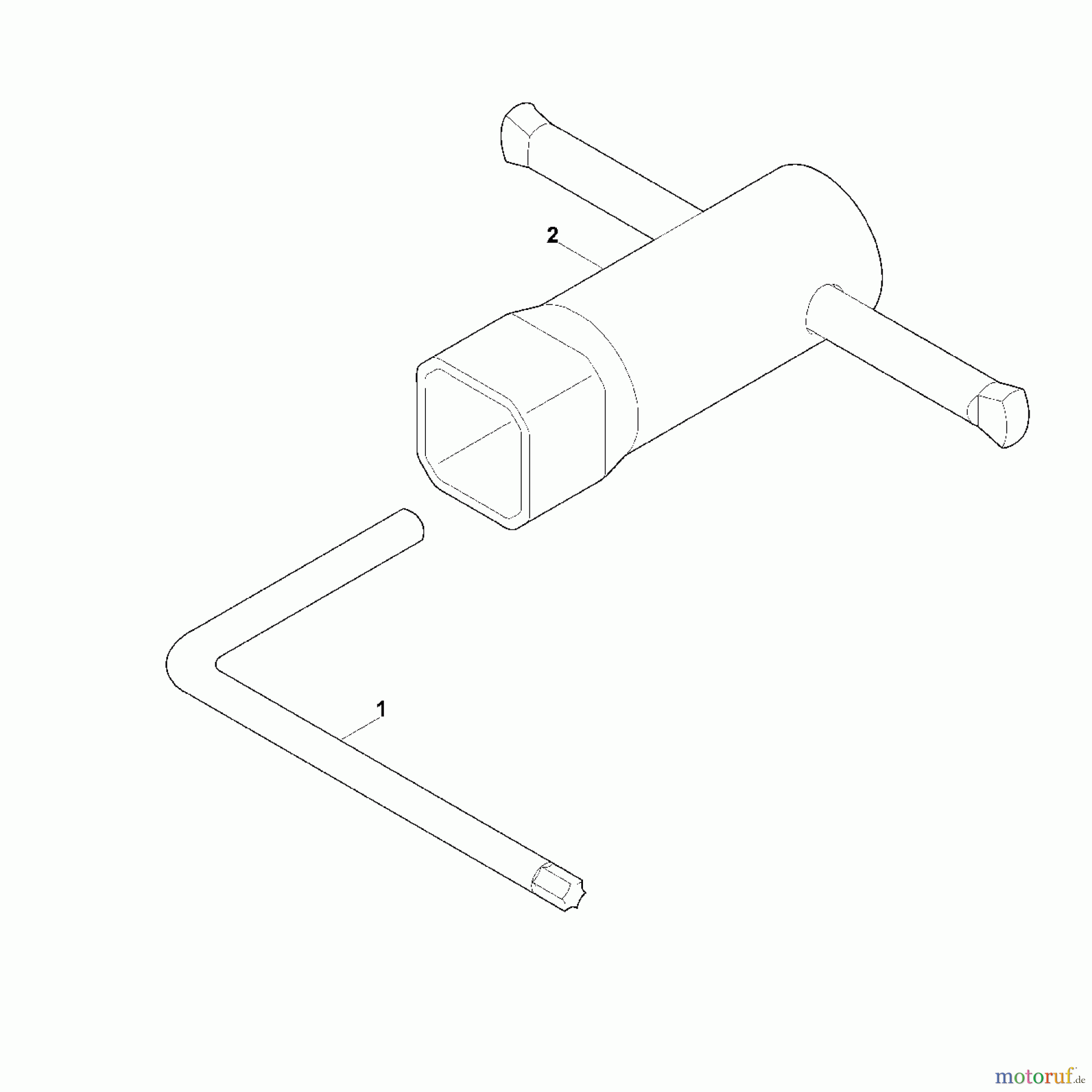  Viking Rasenmäher Elektrorasenmäher ME 443.0 C F - Werkzeuge