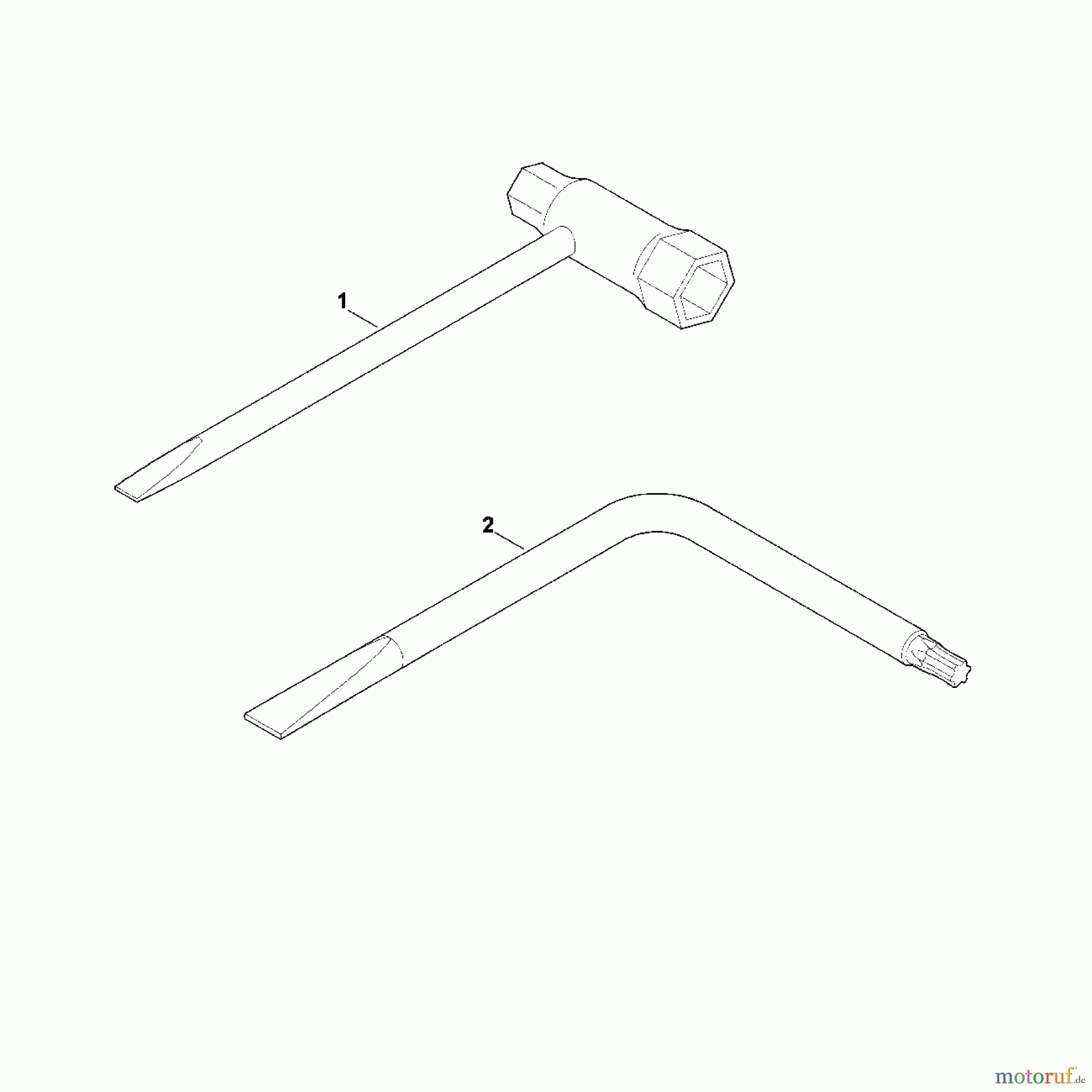  Viking Häcksler Elektro GE 355 F - Werkzeuge