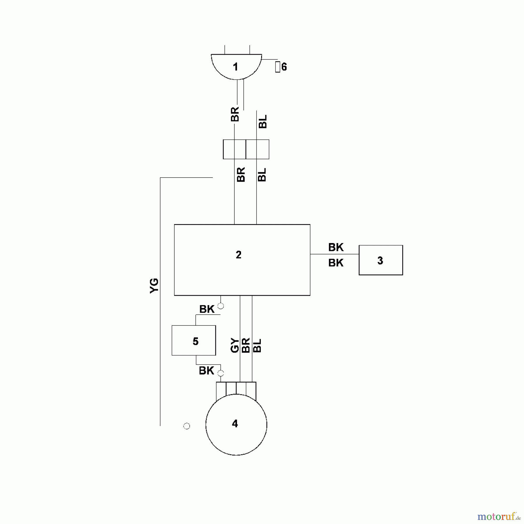  Viking Häcksler Elektro GE 355 H - Schaltplan GE 355