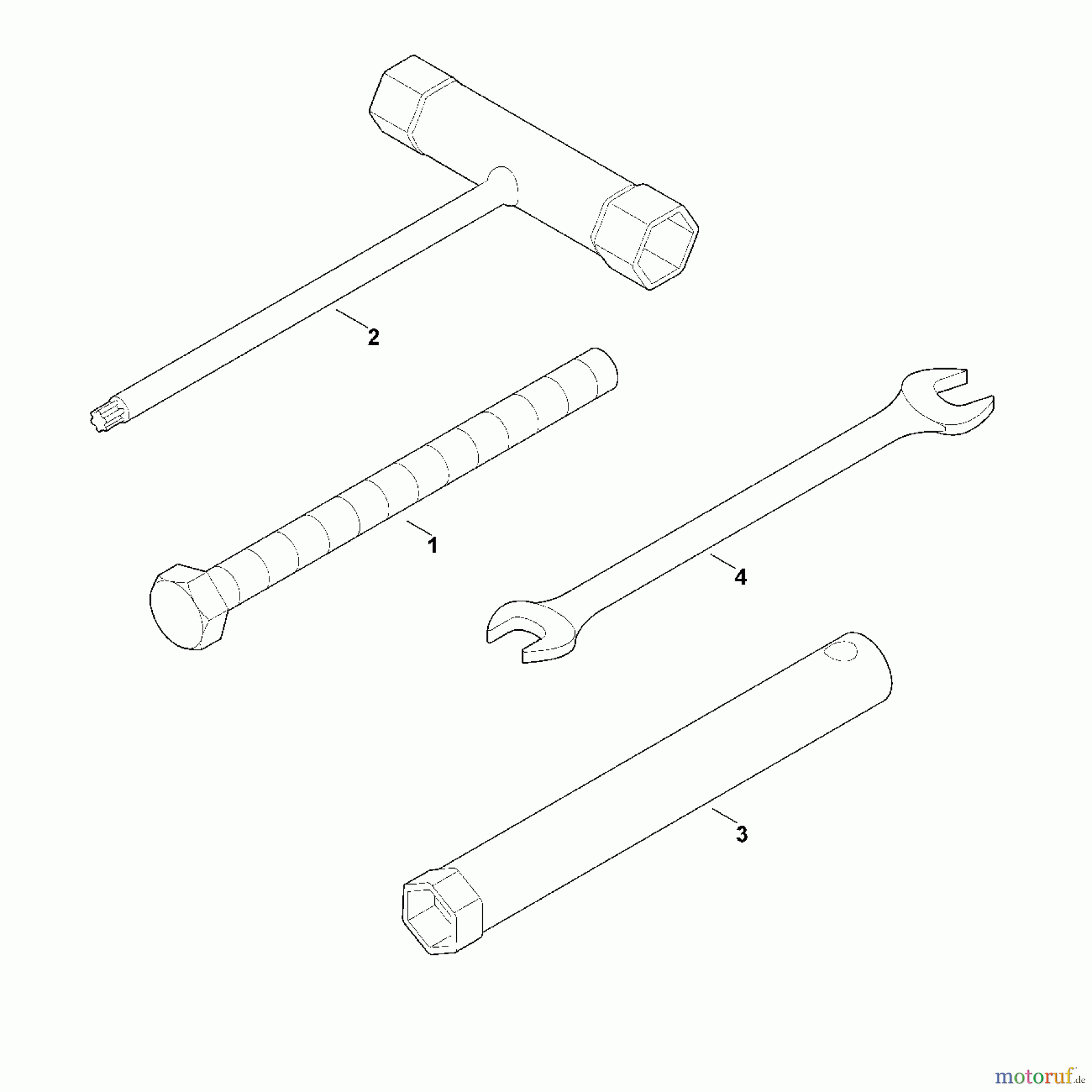  Viking Häcksler Benzin GB 460 G - Werkzeuge