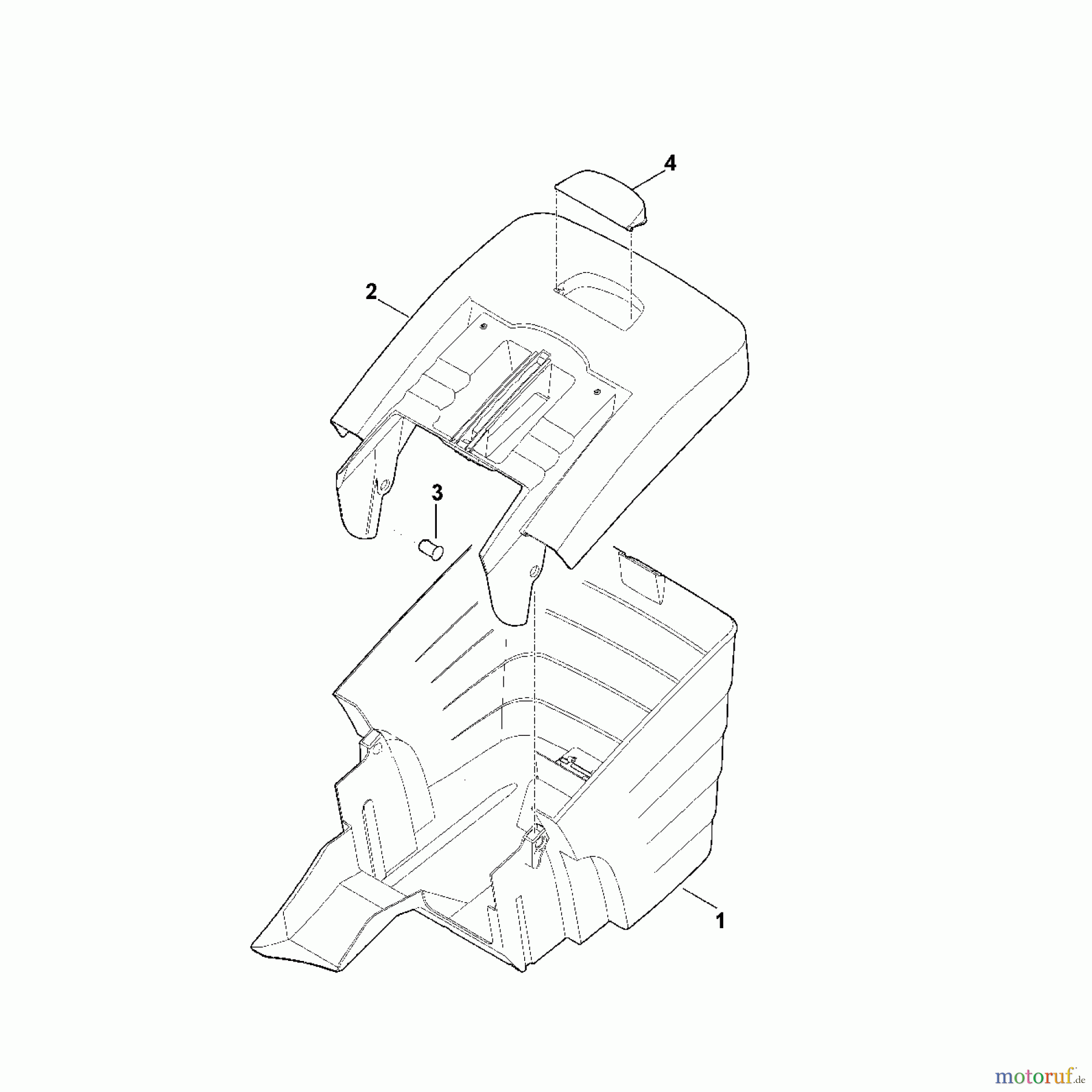  Viking Rasenmäher Akkurasenmäher MA 339 F - Grasfangkorb