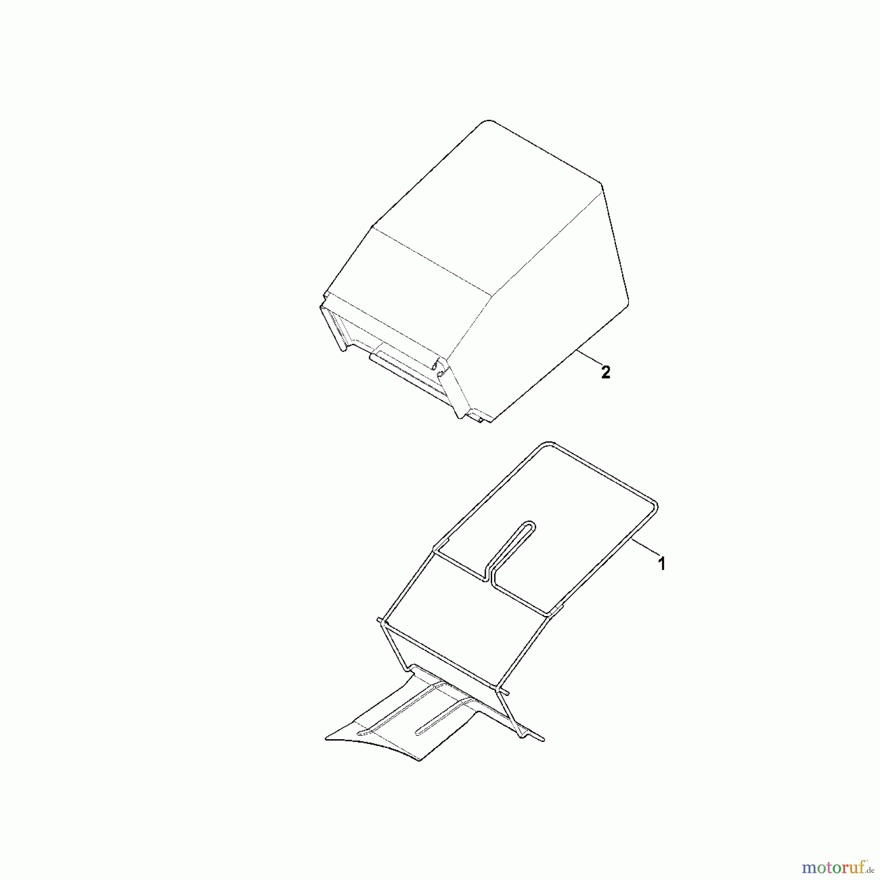  Viking Rasenmäher Benzinrasenmäher MB 248.1 E - Grasfangkorb