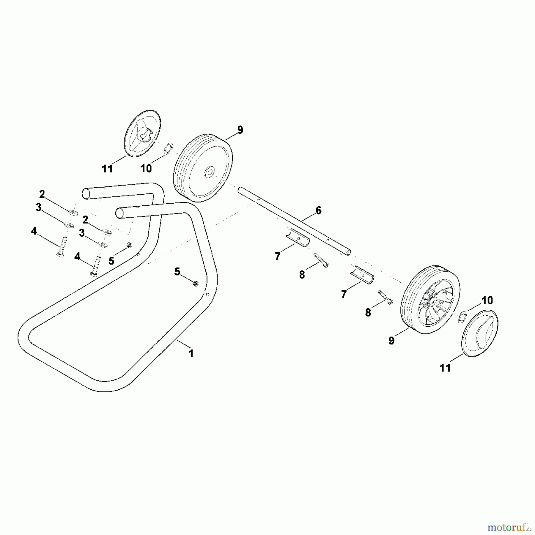  Viking Häcksler Elektro GE 35 L C - Radfuß