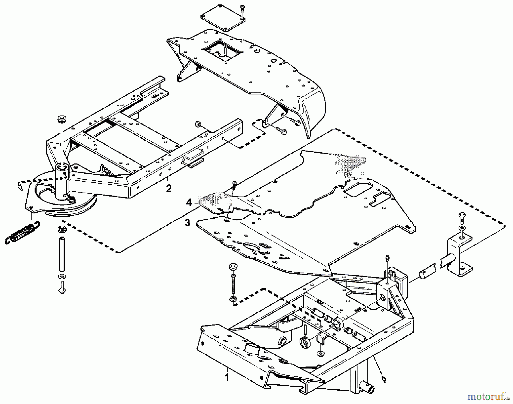  Viking Aufsitzmäher Aufsitzmäher MF 860 C1 - Rahmen (f. ältere Bauart)