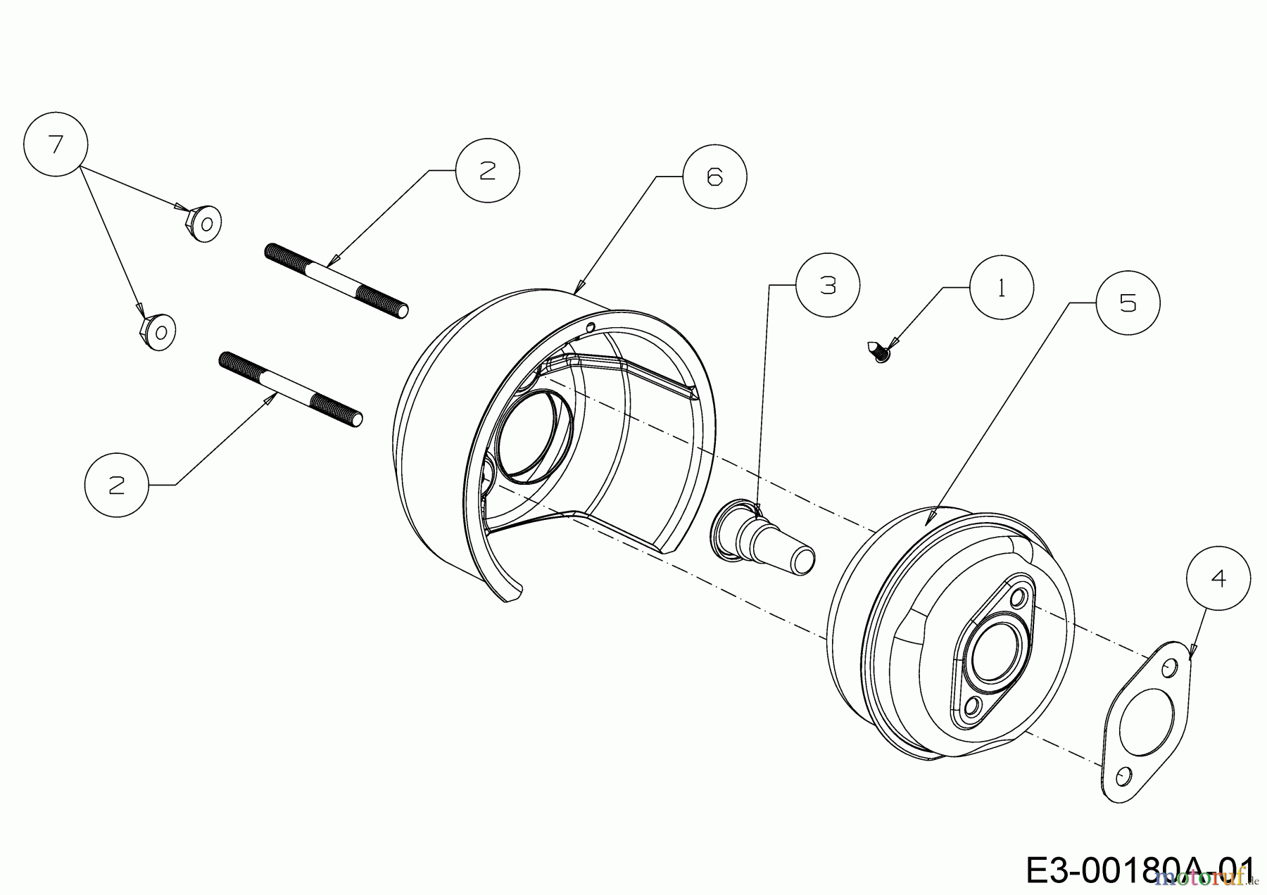  MTD-Engines Vertical 1T65NUB 752Z1T65NUB  (2018) Muffler