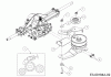 MTD Smart RG 145 13IM76KG600 (2020) Listas de piezas de repuesto y dibujos Bracket gearbox, Bracket tension pulley