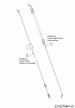 Black-Line BL 46/145 H 12A-TAHQ683 (2020) Listas de piezas de repuesto y dibujos Control cable brake, Control cable
