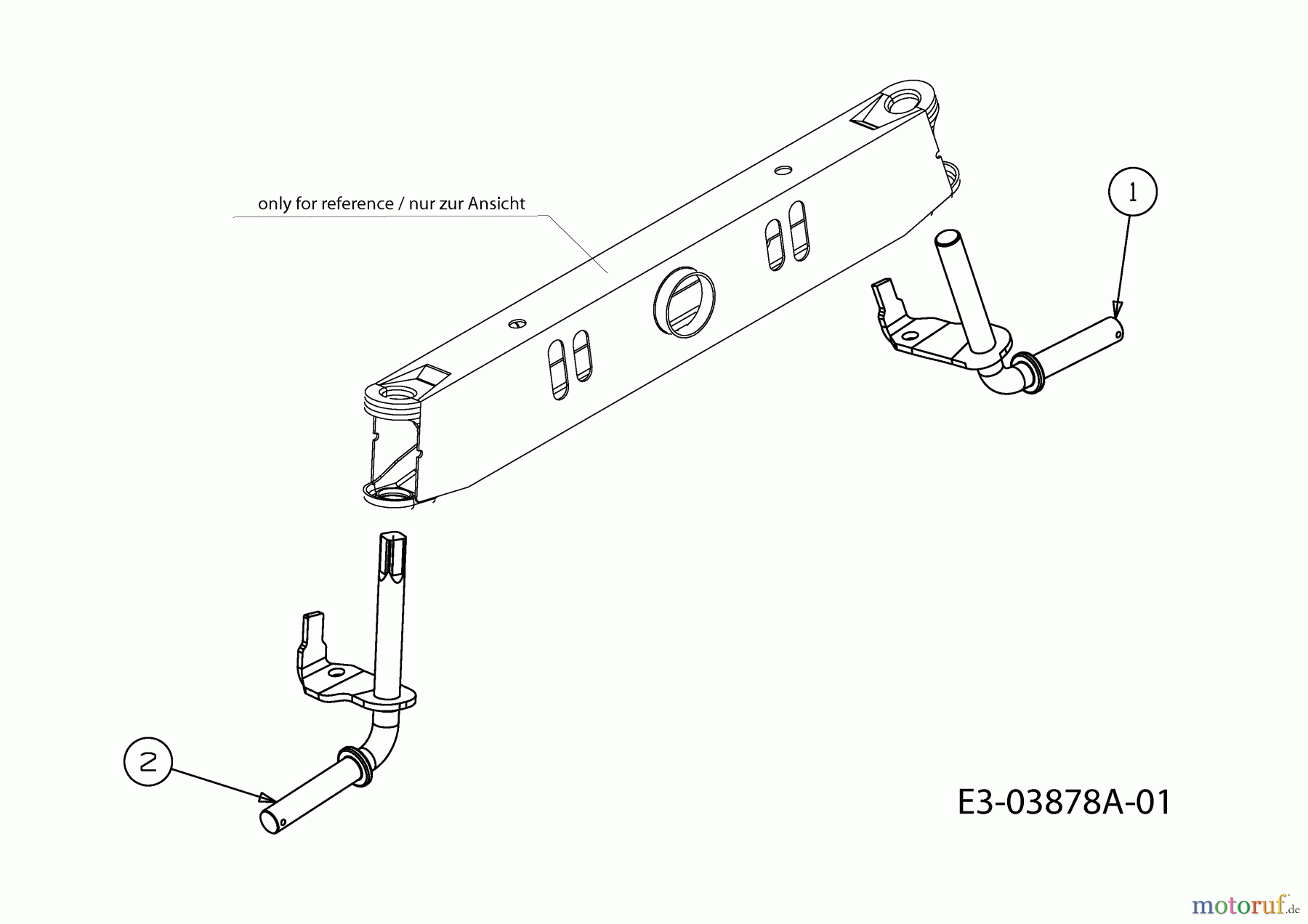  Craftsman Lawn tractors LT 2000 13AJ77SG699  (2011) Axles