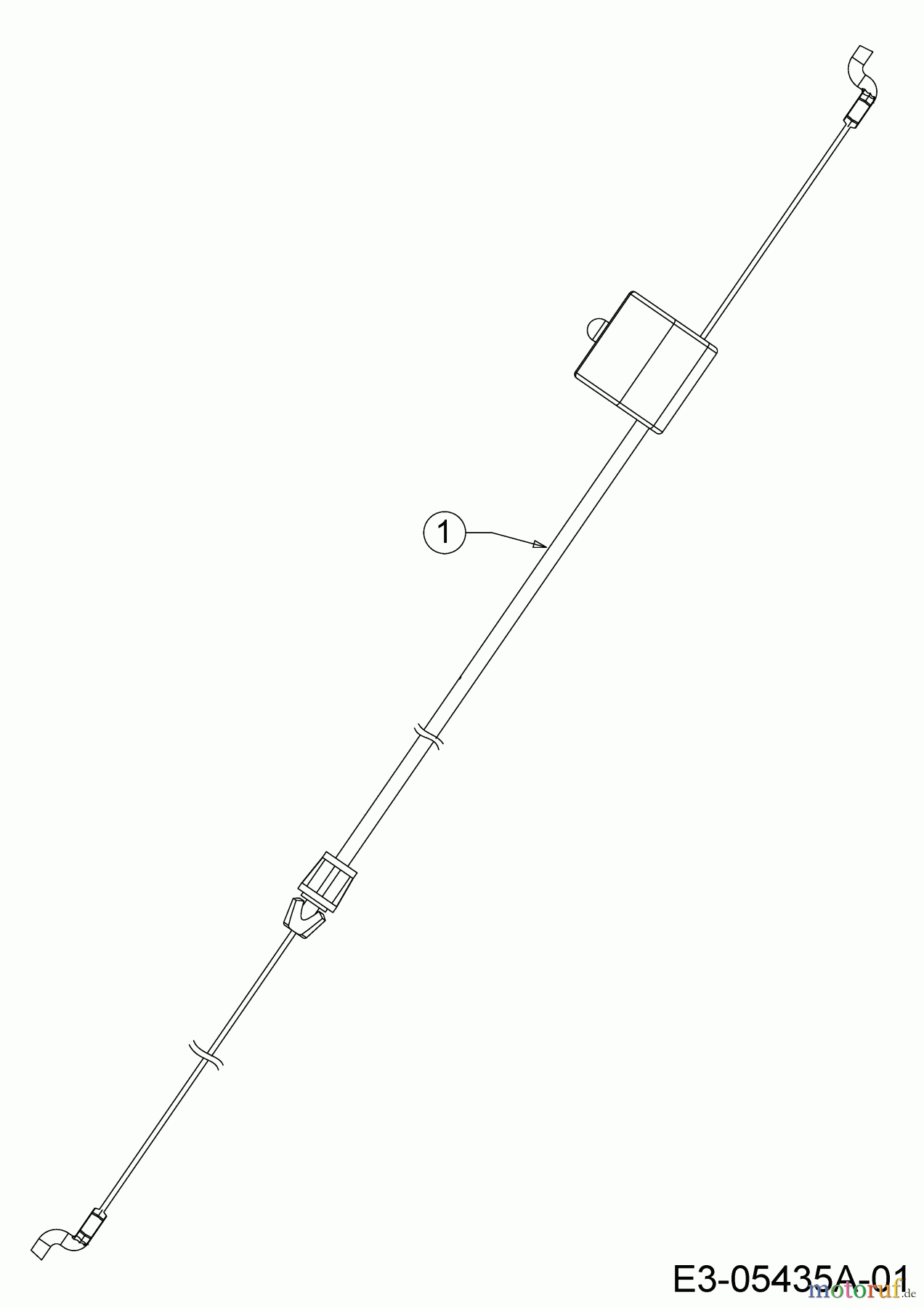  MTD Petrol mower Smart 53 MB 11A-A05B600  (2020) Control cable brake