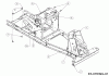 MTD Minirider 76 RDE 13A226SD600 (2020) Listas de piezas de repuesto y dibujos Frame
