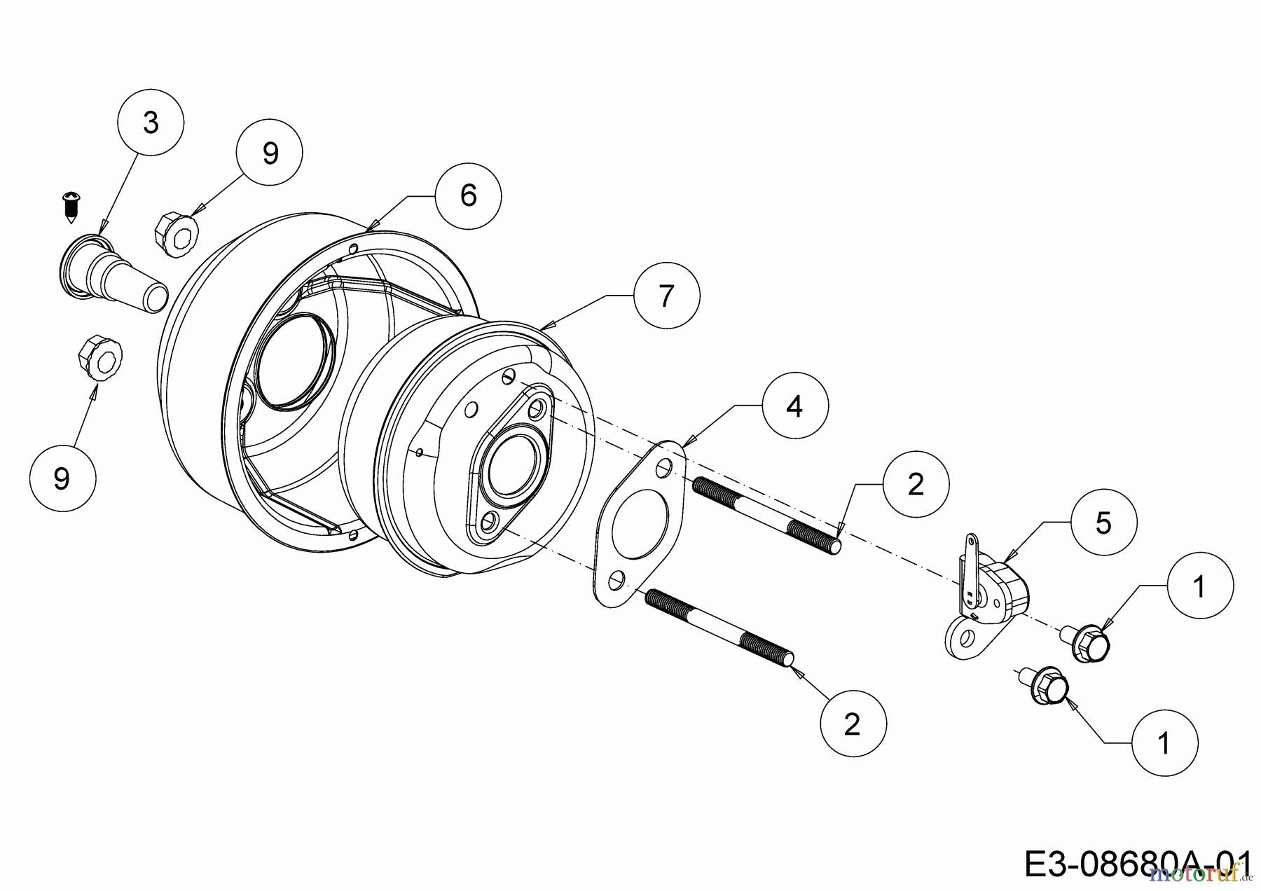  MTD-Engines Vertical 5T65RHB 752Z5T65RHB (2019) Muffler